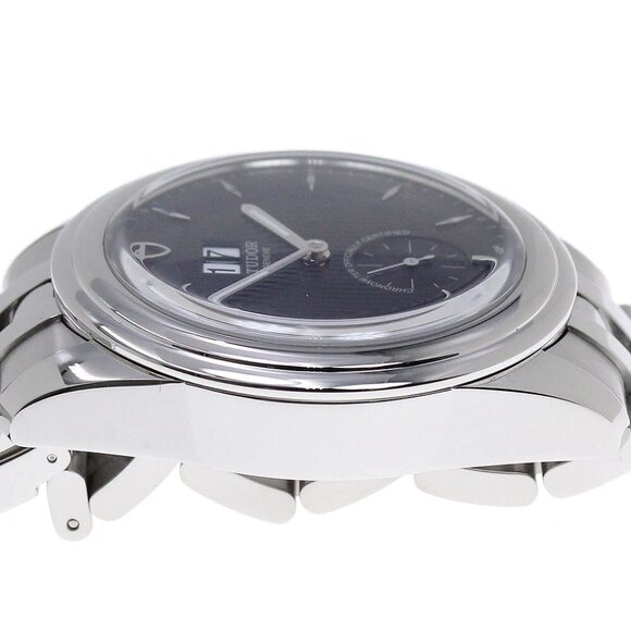 TUDOR Glamour 57100 Double date Black Dial Automatic Men's Watch_862738 - Picture 6 of 7